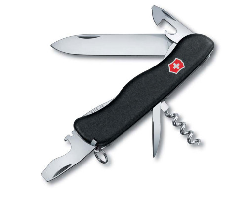 Нож перочинный Victorinox Picknicker, 111 мм, 11 функций, рукоять нейлон, черный
