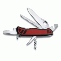 Нож перочинный Victorinox Forester, 111 мм, 10 функций, рукоять нейлон, красно-черный Нож перочинный Victorinox Forester, 111 мм, 10 функций, рукоять нейлон, красно-черный