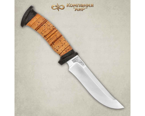 Нож Росомаха, сталь К340, береста