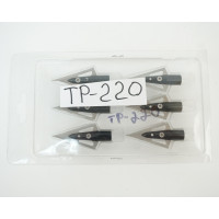 Наконечник Topoint двухлезвийный для деревянных стрел 135gn TP220 (6 шт.) Наконечник Topoint двухлезвийный для деревянных стрел 135gn TP220 (6 шт.)